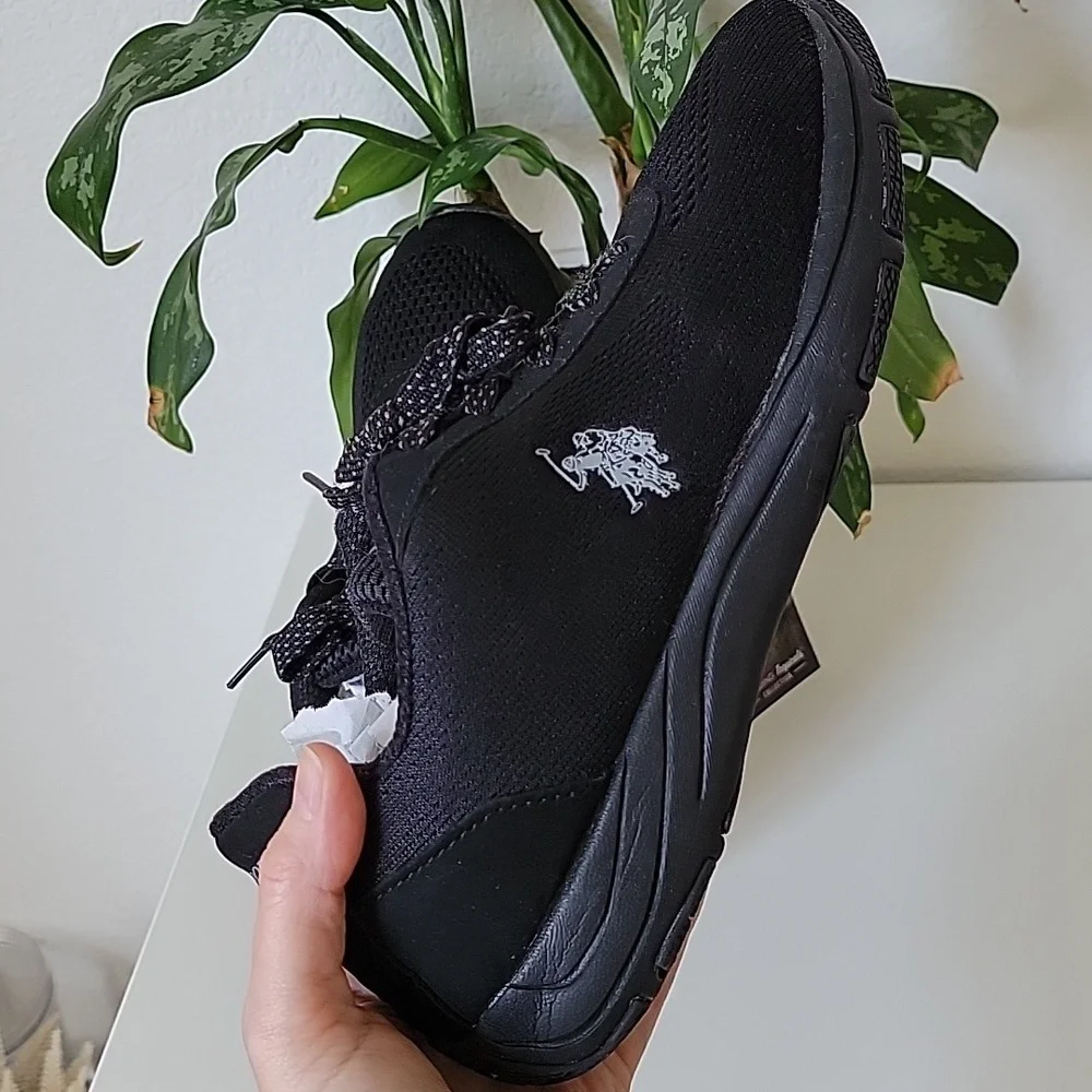 U S Polo Assn black Sneakers 10 size
